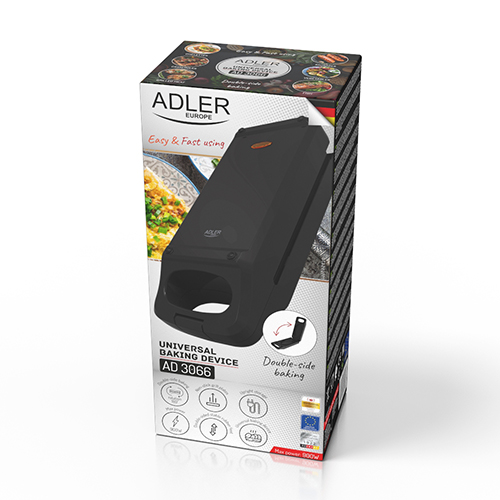 Multifunkčný toaster Adler - opekanie, pečenie, grilovanie